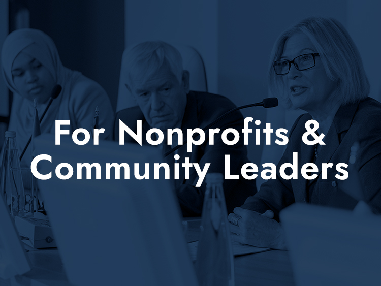 For Nonprofits and Community Leaders